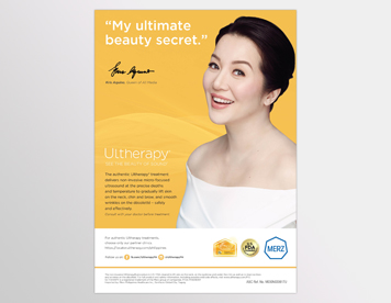 Merz - Ultherapy Print Ad (Kris Aquino)